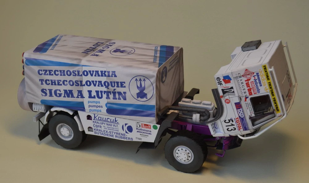 Liaz 231.154 D Paříž - Kapské Město 1992, č. 513, 1:32