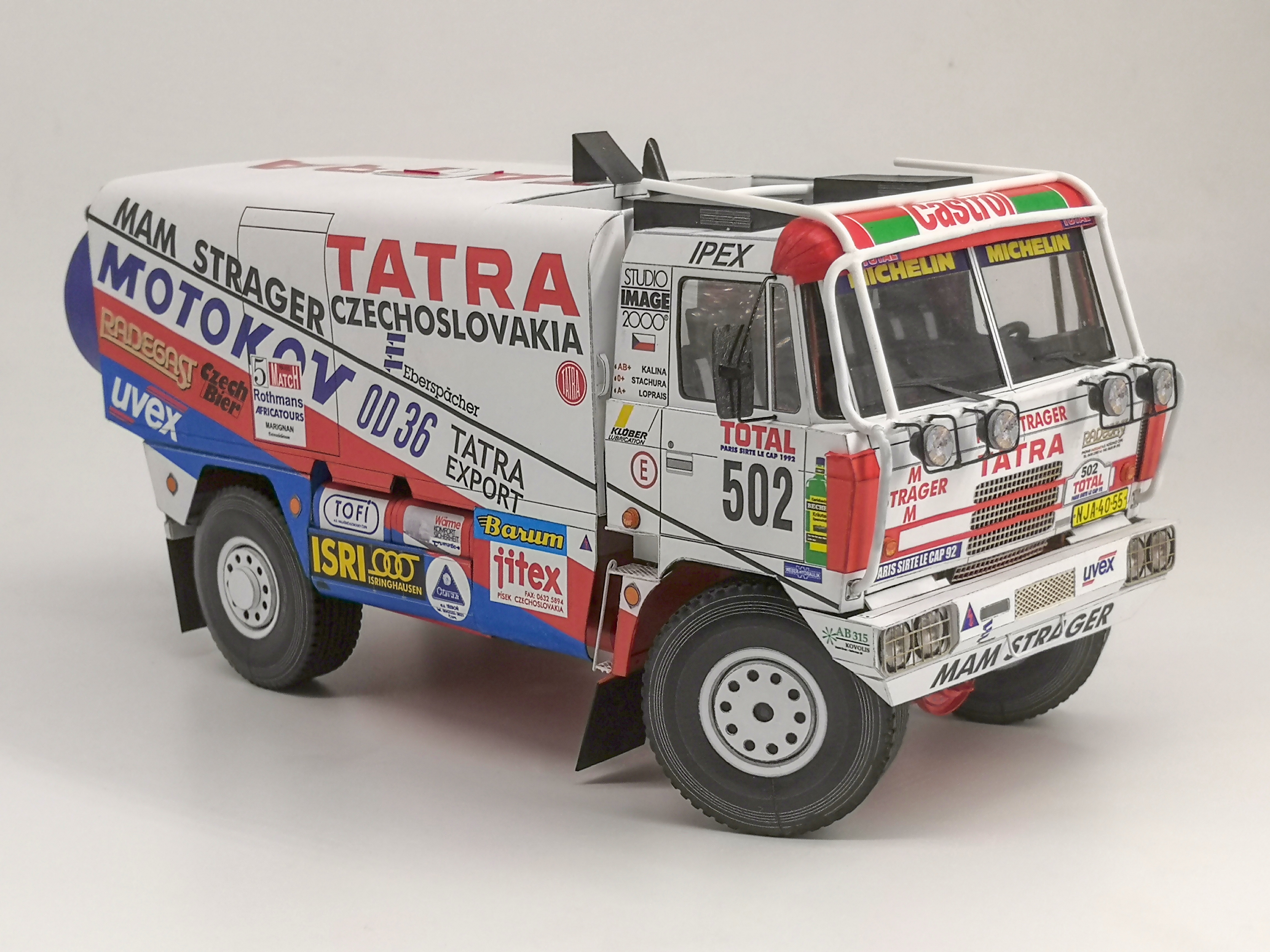 Tatra 815 4x4 - Paříž - Kapské Město 1992 a Paříž - Peking 1992, 1:25