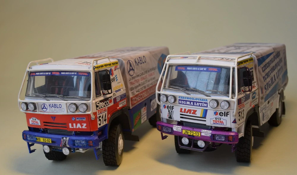 Liaz 231.154 D Paříž - Kapské Město 1992, č. 513, 1:32