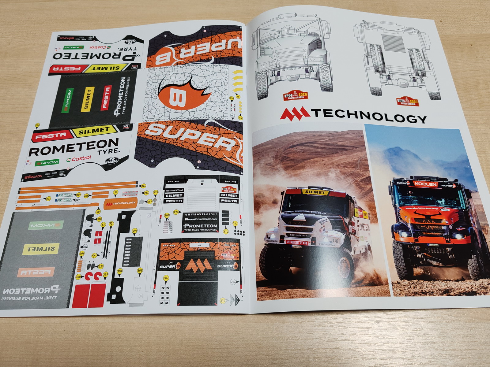MM Technology, "Pepa" + "Tonda", Dakar 2025-2026, 1:25