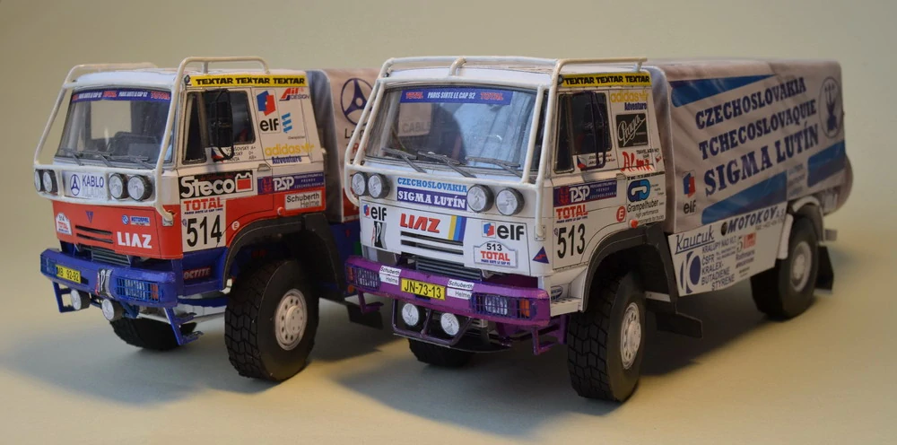 Liaz 231.154 D Paříž - Kapské Město 1992, č. 513, 1:32