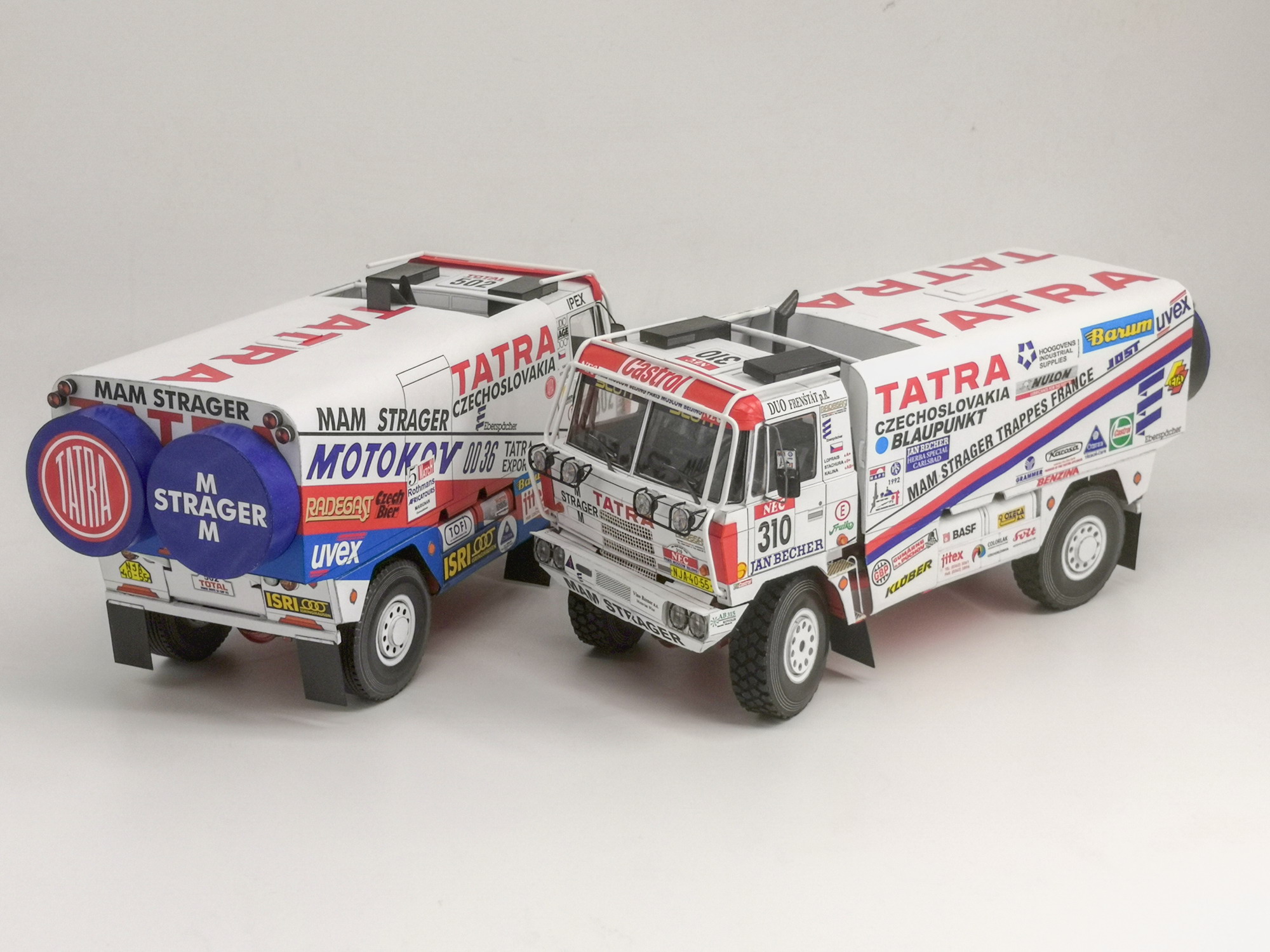 Tatra 815 4x4 - Paříž - Kapské Město 1992 a Paříž - Peking 1992, 1:25