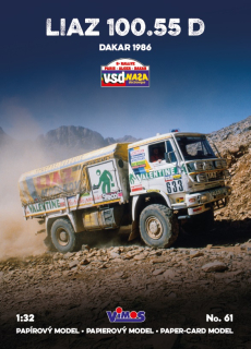 LIAZ 100.55 D, č. 633, Dakar 1986, 1:32