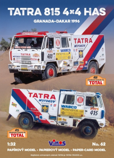 Tatra 815 4x4 HAS Dakar 1996, 1:32