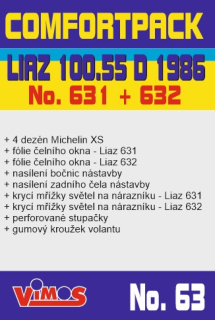 Comfortpack č. 63 - LIAZ 100.55 D, 1:25
