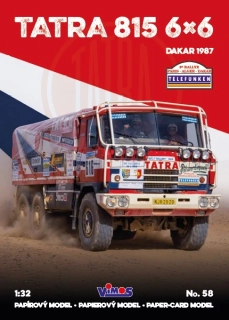 Tatra 815 6x6 Dakar 1987, 1:32