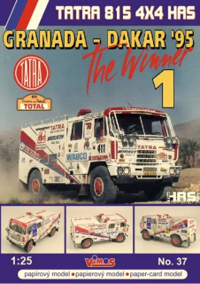 Tatra 815 4x4 HAS Dakar 1995, 1:25