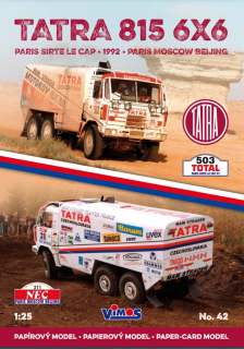 Tatra 815 6x6 Paříž - Kapské Město 1992 & Paříž - Peking 1992, 1:25